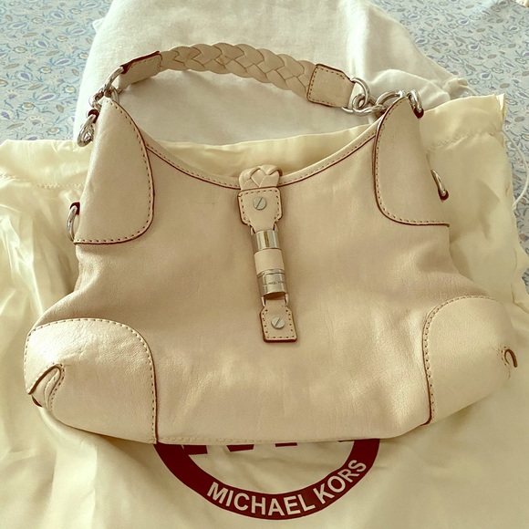 Michael Kors Soft Cream Leather Handbag - Picture 1 of 2